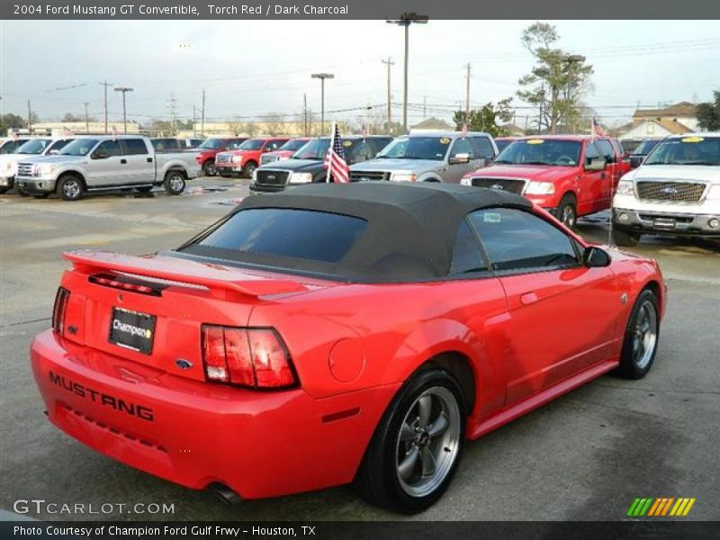 Torch Red / Dark Charcoal 2004 Ford Mustang GT Convertible