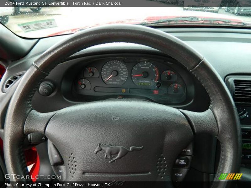 Torch Red / Dark Charcoal 2004 Ford Mustang GT Convertible