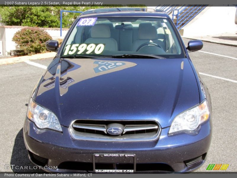 Regal Blue Pearl / Ivory 2007 Subaru Legacy 2.5i Sedan