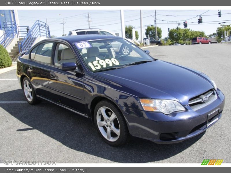 Regal Blue Pearl / Ivory 2007 Subaru Legacy 2.5i Sedan