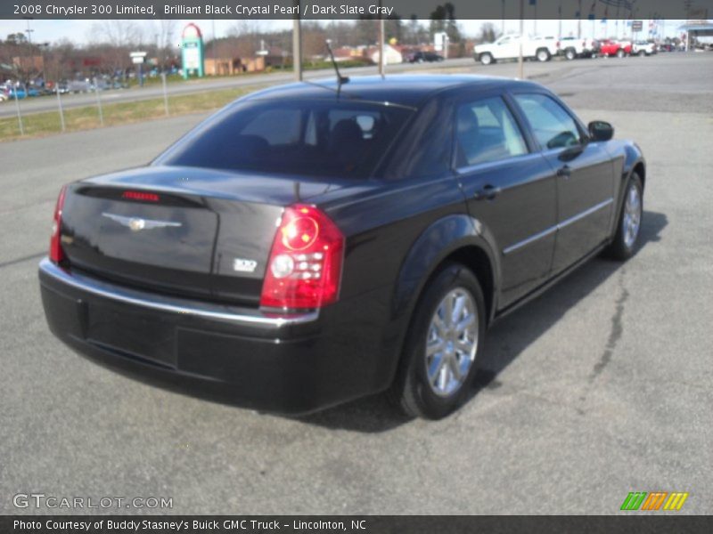 Brilliant Black Crystal Pearl / Dark Slate Gray 2008 Chrysler 300 Limited