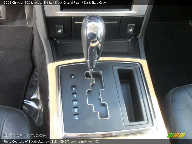 Brilliant Black Crystal Pearl / Dark Slate Gray 2008 Chrysler 300 Limited
