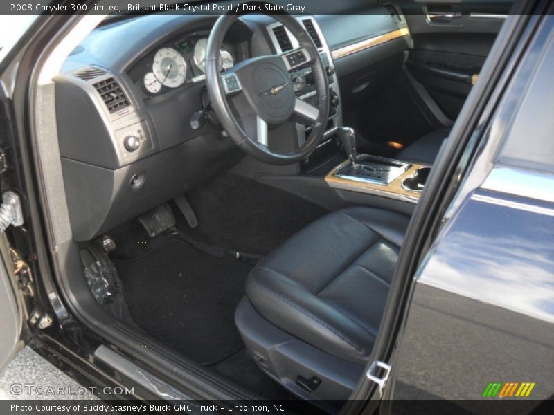 Brilliant Black Crystal Pearl / Dark Slate Gray 2008 Chrysler 300 Limited
