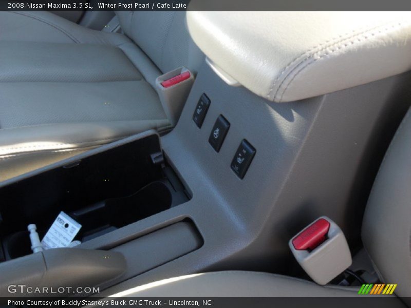 Winter Frost Pearl / Cafe Latte 2008 Nissan Maxima 3.5 SL