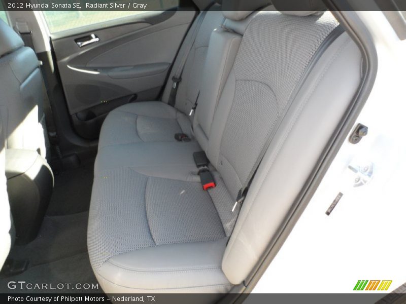Radiant Silver / Gray 2012 Hyundai Sonata SE