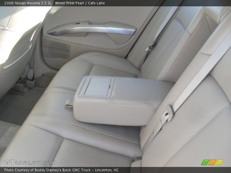 Winter Frost Pearl / Cafe Latte 2008 Nissan Maxima 3.5 SL