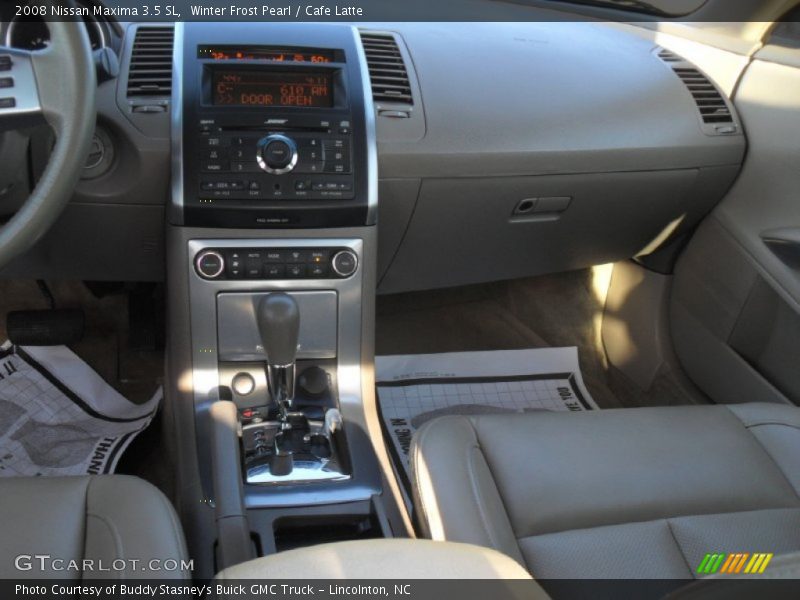 Winter Frost Pearl / Cafe Latte 2008 Nissan Maxima 3.5 SL
