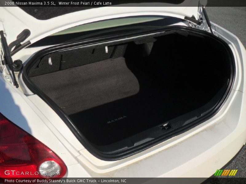 Winter Frost Pearl / Cafe Latte 2008 Nissan Maxima 3.5 SL