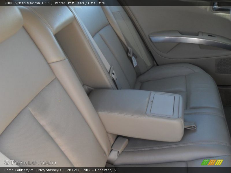 Winter Frost Pearl / Cafe Latte 2008 Nissan Maxima 3.5 SL