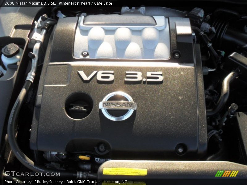 Winter Frost Pearl / Cafe Latte 2008 Nissan Maxima 3.5 SL