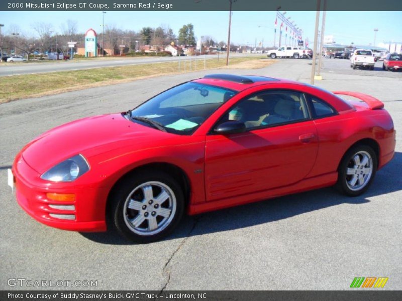 Saronno Red / Beige 2000 Mitsubishi Eclipse GT Coupe