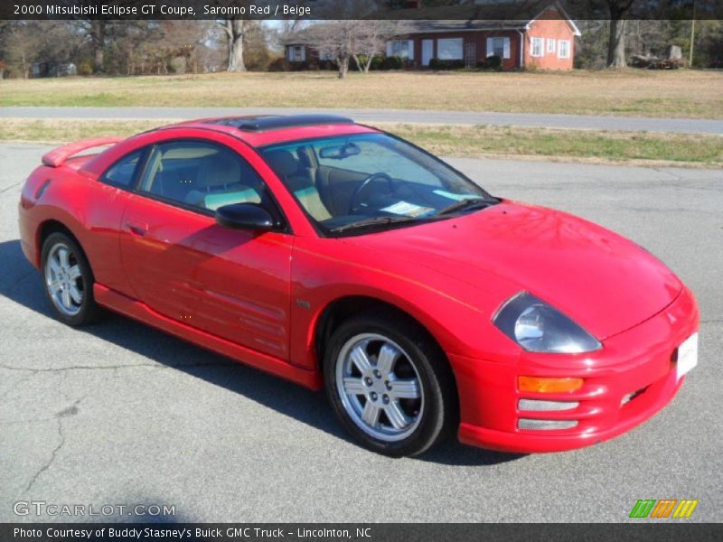 Saronno Red / Beige 2000 Mitsubishi Eclipse GT Coupe