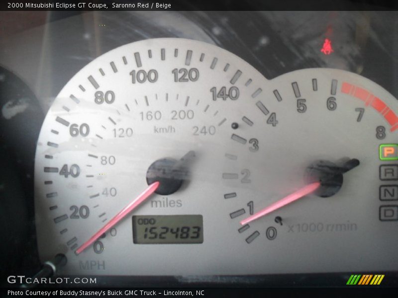 Saronno Red / Beige 2000 Mitsubishi Eclipse GT Coupe