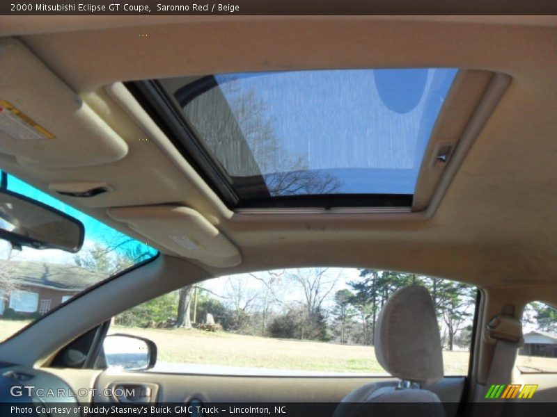 Saronno Red / Beige 2000 Mitsubishi Eclipse GT Coupe