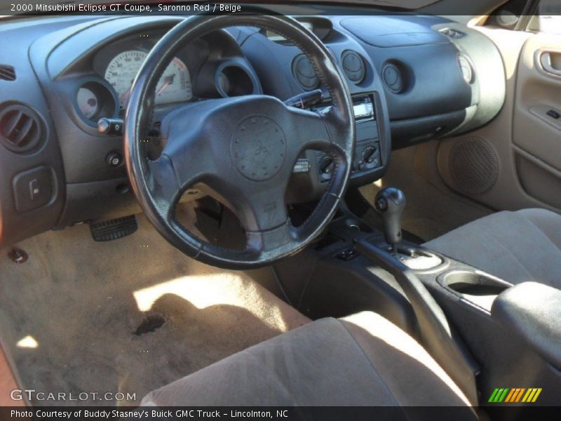 Saronno Red / Beige 2000 Mitsubishi Eclipse GT Coupe