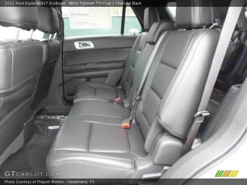 Rear Seat of 2012 Explorer XLT EcoBoost