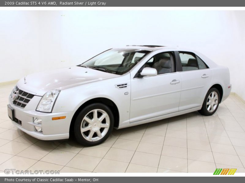 Radiant Silver / Light Gray 2009 Cadillac STS 4 V6 AWD