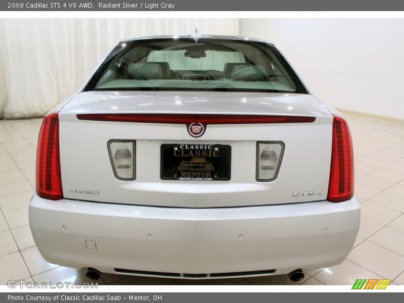 Radiant Silver / Light Gray 2009 Cadillac STS 4 V6 AWD