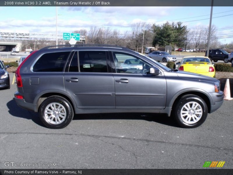 Titanium Gray Metallic / Off Black 2008 Volvo XC90 3.2 AWD