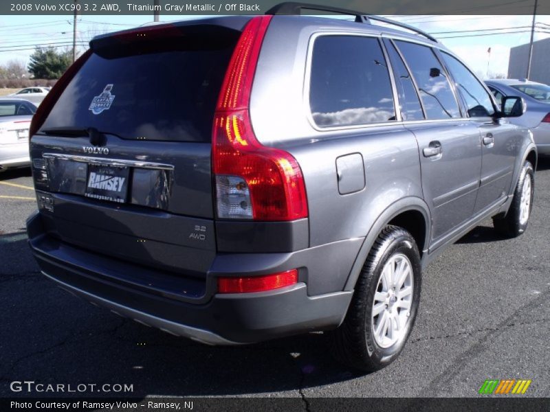 Titanium Gray Metallic / Off Black 2008 Volvo XC90 3.2 AWD