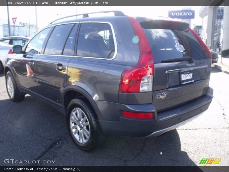 Titanium Gray Metallic / Off Black 2008 Volvo XC90 3.2 AWD