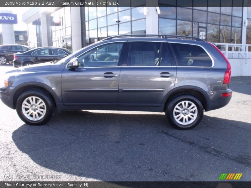 Titanium Gray Metallic / Off Black 2008 Volvo XC90 3.2 AWD