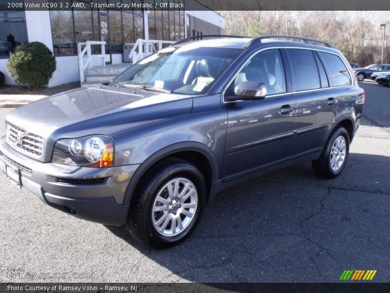 Titanium Gray Metallic / Off Black 2008 Volvo XC90 3.2 AWD
