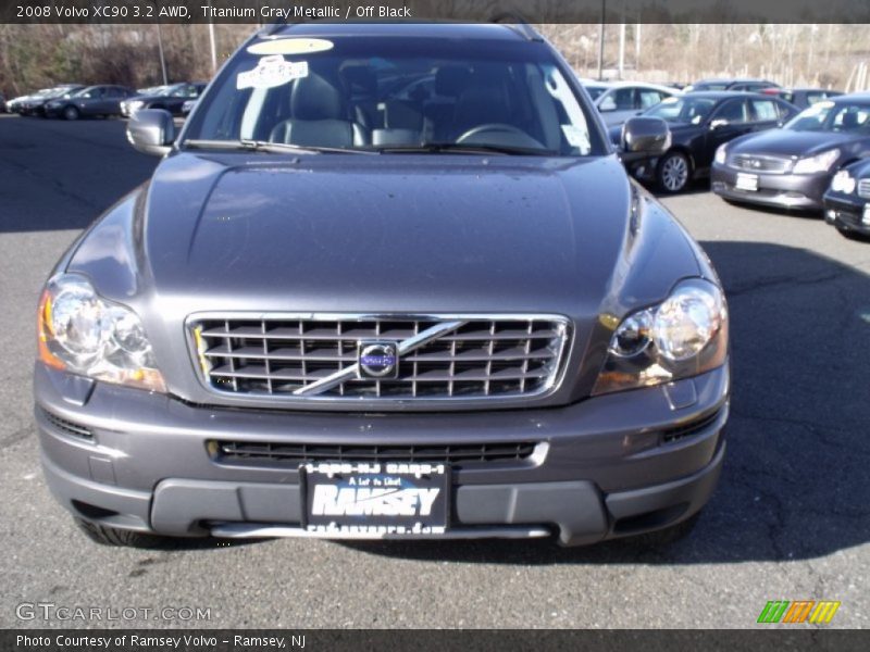 Titanium Gray Metallic / Off Black 2008 Volvo XC90 3.2 AWD