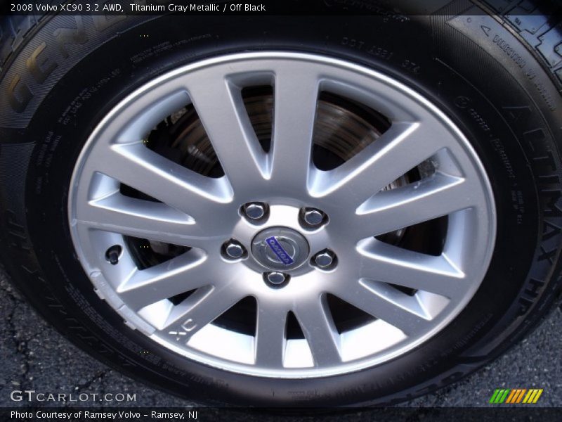 Titanium Gray Metallic / Off Black 2008 Volvo XC90 3.2 AWD