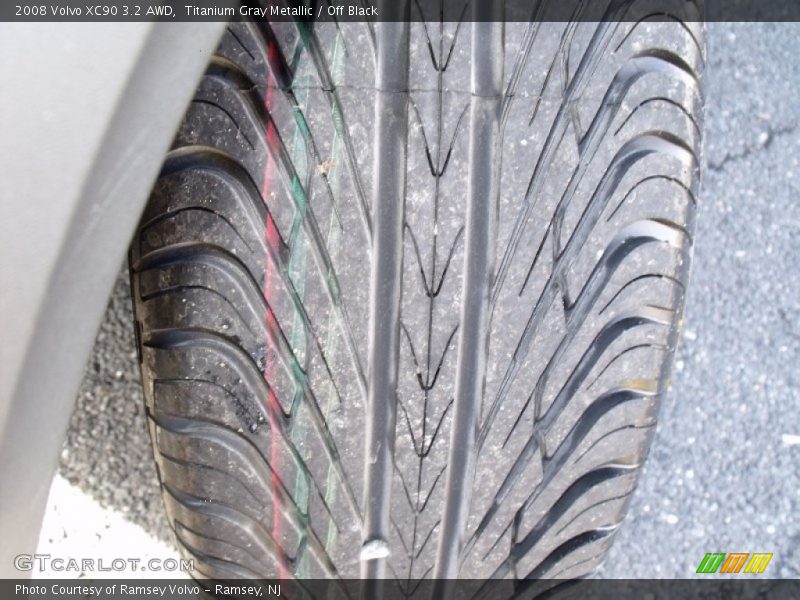 Titanium Gray Metallic / Off Black 2008 Volvo XC90 3.2 AWD
