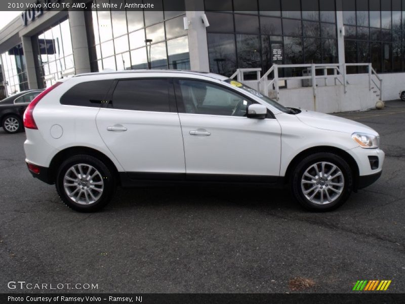 Ice White / Anthracite 2010 Volvo XC60 T6 AWD