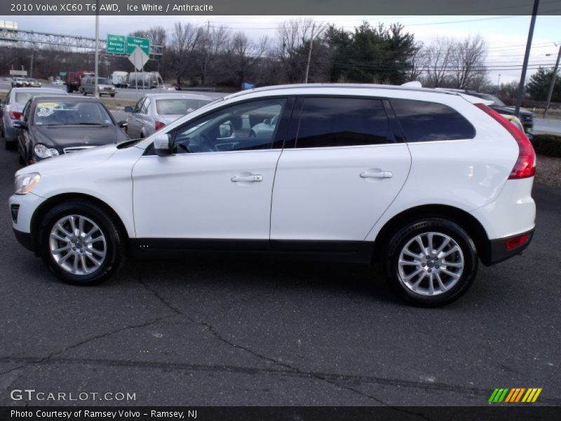 Ice White / Anthracite 2010 Volvo XC60 T6 AWD