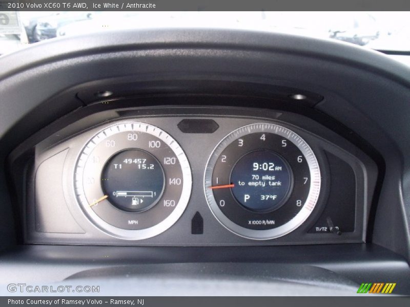 Ice White / Anthracite 2010 Volvo XC60 T6 AWD