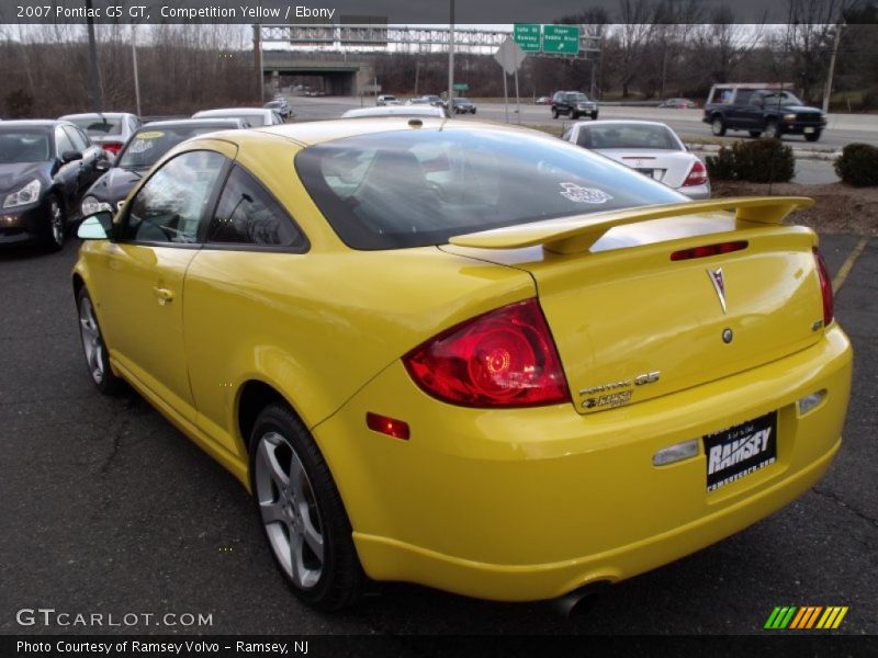 Competition Yellow / Ebony 2007 Pontiac G5 GT