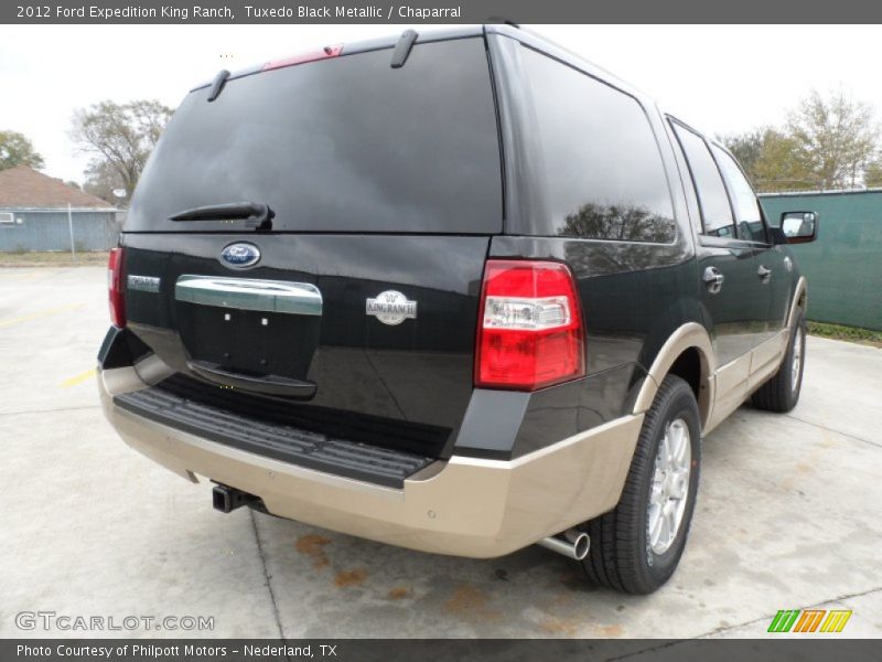 Tuxedo Black Metallic / Chaparral 2012 Ford Expedition King Ranch