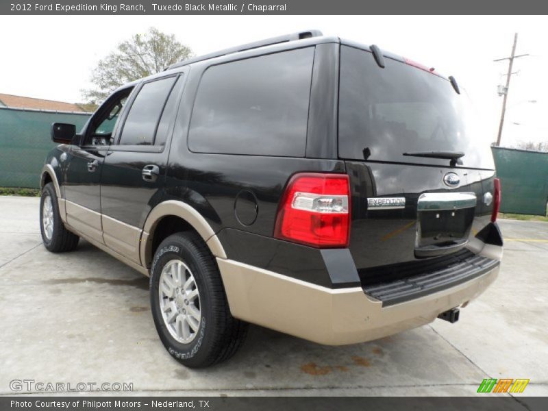 Tuxedo Black Metallic / Chaparral 2012 Ford Expedition King Ranch