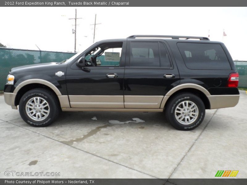 Tuxedo Black Metallic / Chaparral 2012 Ford Expedition King Ranch