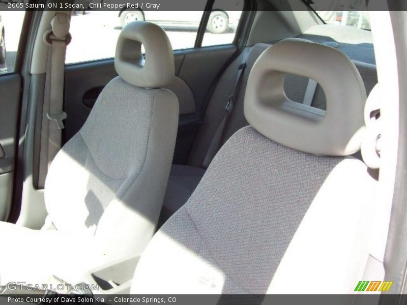 Chili Pepper Red / Gray 2005 Saturn ION 1 Sedan
