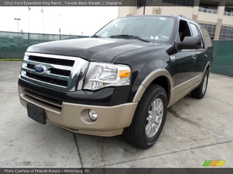 Tuxedo Black Metallic / Chaparral 2012 Ford Expedition King Ranch