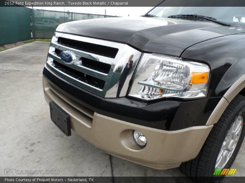 Tuxedo Black Metallic / Chaparral 2012 Ford Expedition King Ranch