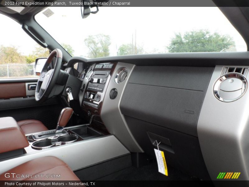 Tuxedo Black Metallic / Chaparral 2012 Ford Expedition King Ranch