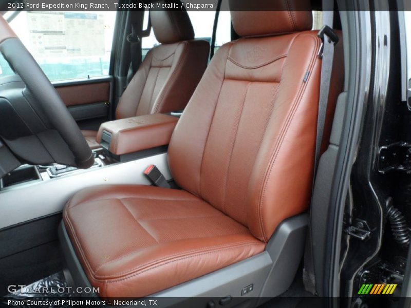 Front Seat of 2012 Expedition King Ranch