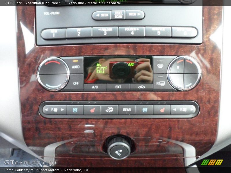 Tuxedo Black Metallic / Chaparral 2012 Ford Expedition King Ranch