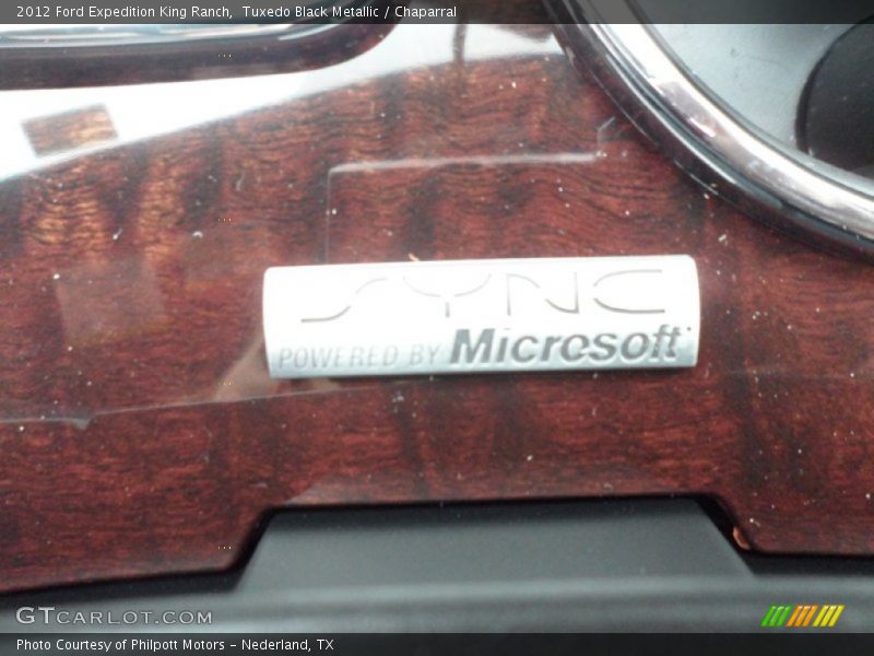 Tuxedo Black Metallic / Chaparral 2012 Ford Expedition King Ranch