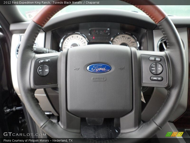 Tuxedo Black Metallic / Chaparral 2012 Ford Expedition King Ranch