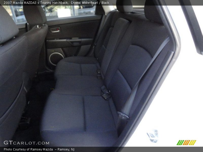 Crystal White Pearl / Black 2007 Mazda MAZDA3 s Touring Hatchback