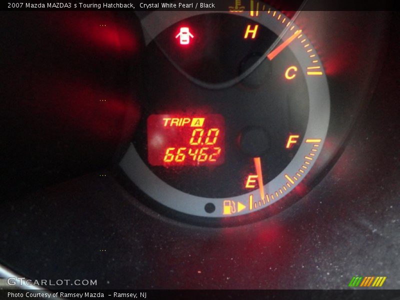 Crystal White Pearl / Black 2007 Mazda MAZDA3 s Touring Hatchback