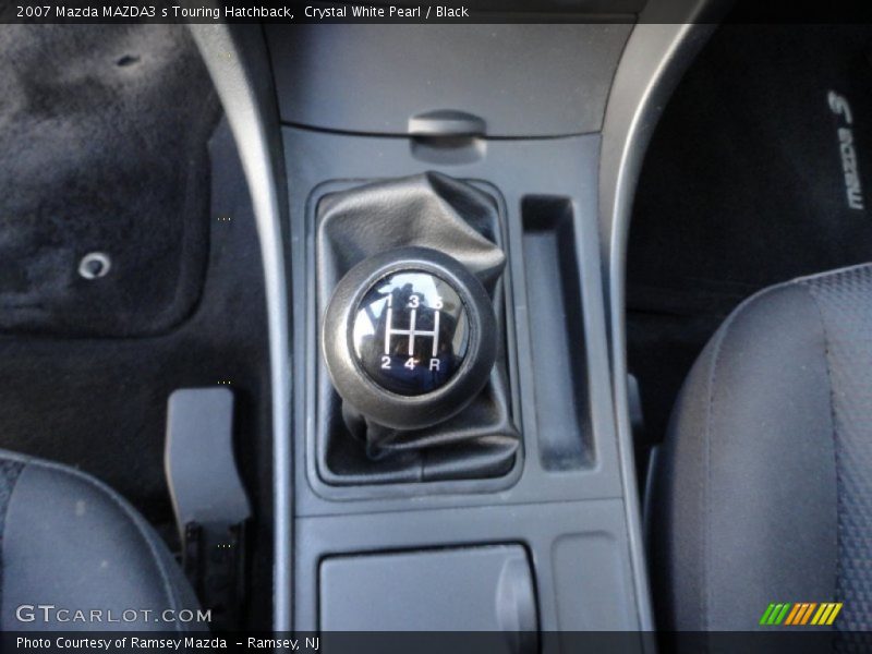 Crystal White Pearl / Black 2007 Mazda MAZDA3 s Touring Hatchback