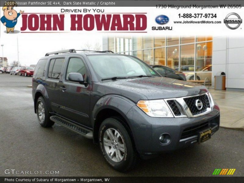 Dark Slate Metallic / Graphite 2010 Nissan Pathfinder SE 4x4