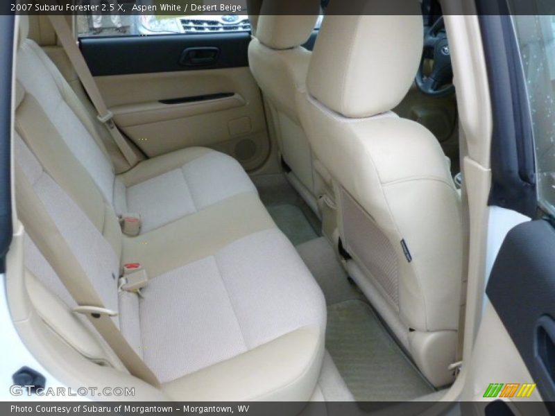 Aspen White / Desert Beige 2007 Subaru Forester 2.5 X